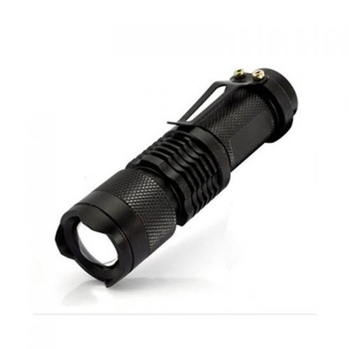 Αδιάβροχος επαναφορτιζόμενος φακός 10cm με zoom cree led 500LM Bailong