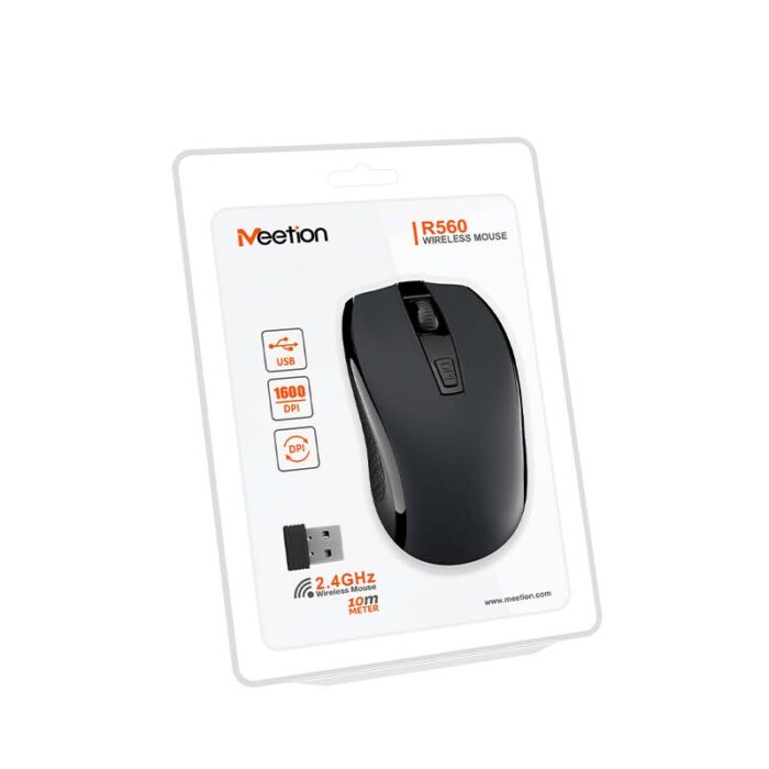 Meetion MT-R560 2.4G Ασύρματο Ποντίκι / Μαύρο - Image 9