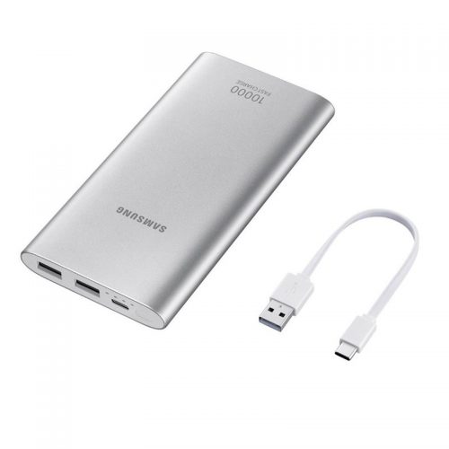 PowerBank Samsung 10.000mA Fast Charge ασημί