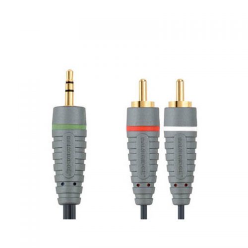 Bandridge Καλώδιο Ηχου Mini Jack σε 2 RCA 1m