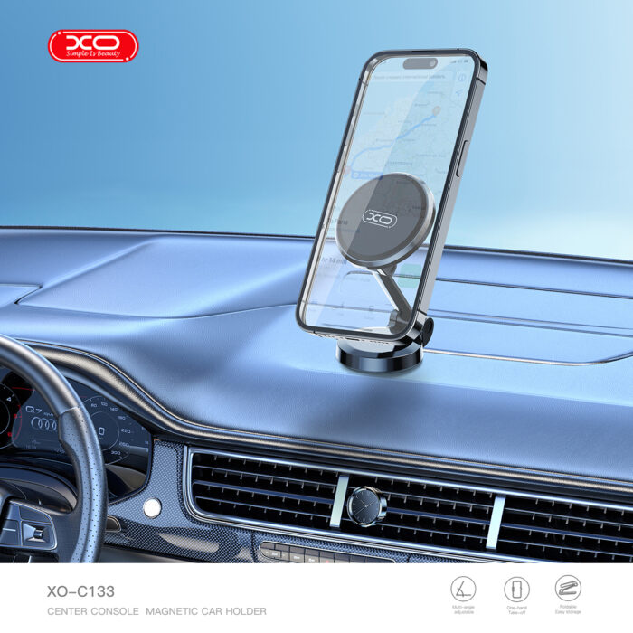 XO C133 metal magnetic suction 360° rotating bracket - Image 3
