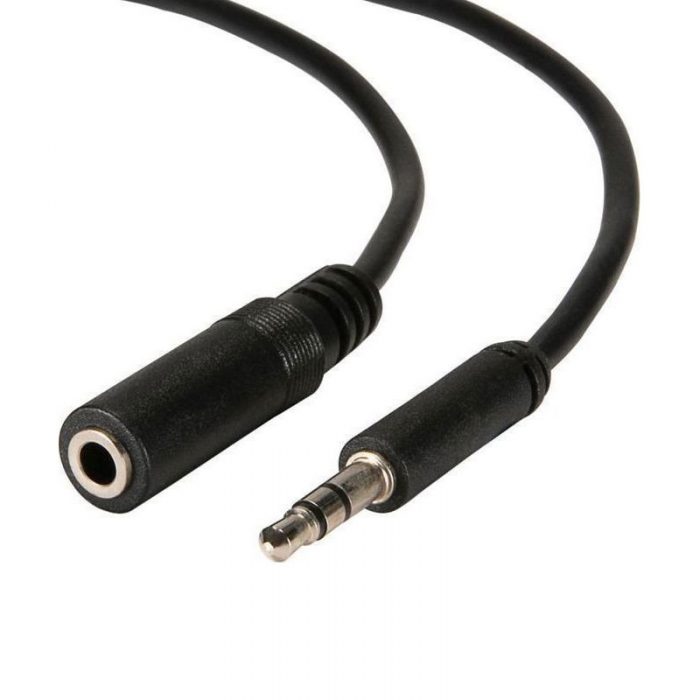 DeTech Καλώδιο Ήχου Jack 3.5mm Θηλυκό σε Αρσενικό 5m