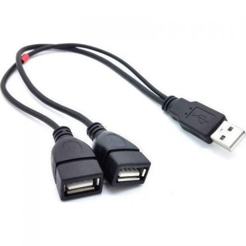 POWERTECH Καλώδιο USB 2.0 σε USB θηλυκό x2