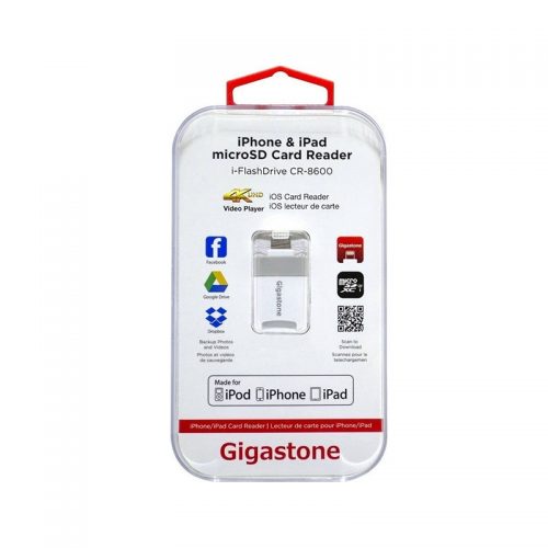 Gigastone Card Reader για iPhone – iPad I-flashdrive