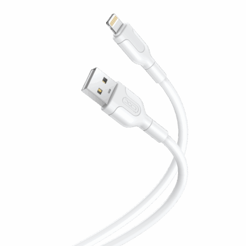 XO NB212 2.1A USB Καλώδιο Φόρτισης για Lightning Άσπρο