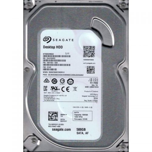 Σκληρός Δίσκος Seagate T500DM002 P/N: 1SB10A-500 F/W: CC43 500GB