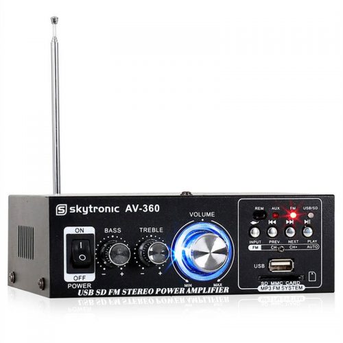 Mini Hi-Fi Ενισχυτής 2x40W Max FM/USB/SD/MP3 Skytronic