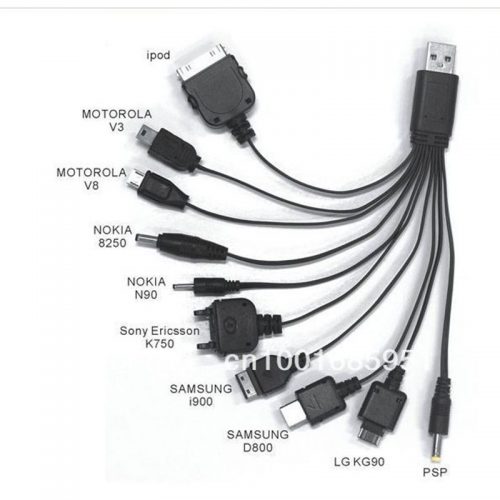 POWERTECH USB universal καλώδιο σε 10