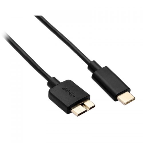 Καλώδιο USB 3.0 Type C σε Micro-B SuperSpeed 1m Powertech