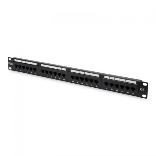 PATCH PANEL CAT6 UTP 24P 1U SFW