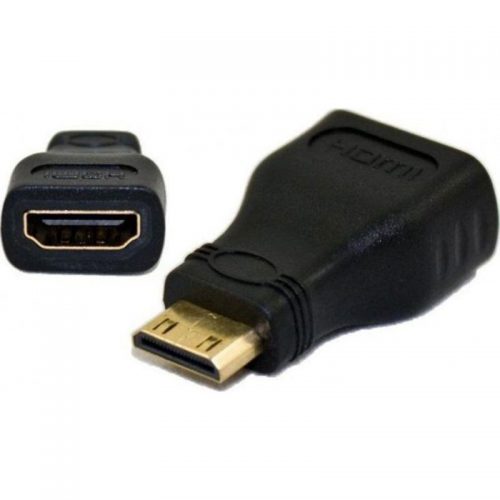 Powertech Adapter mini HDMI αρσενικό – HDMI θηλυκό