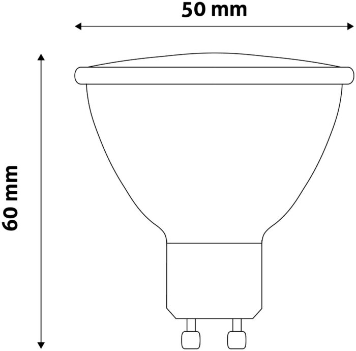Avide LED Σπότ GU10 7W Θερμό 3000K Value - Image 3
