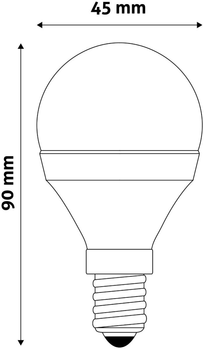 Avide LED Σφαιρική 7W E14  Λευκό 4000K Value - Image 3