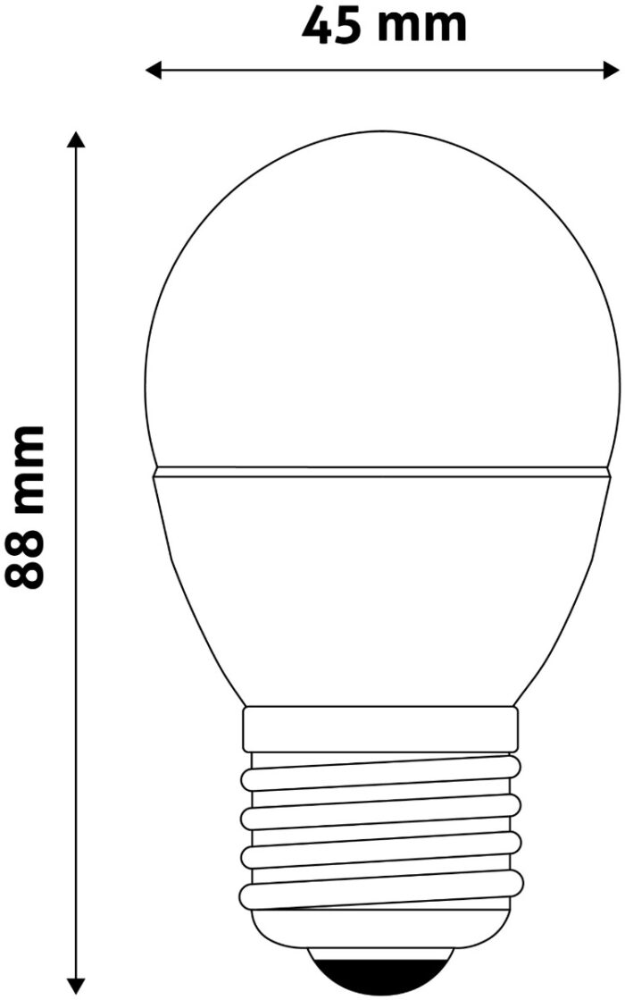 Avide LED Σφαιρική 7W E27 Ψυχρό 6400K Value - Image 3