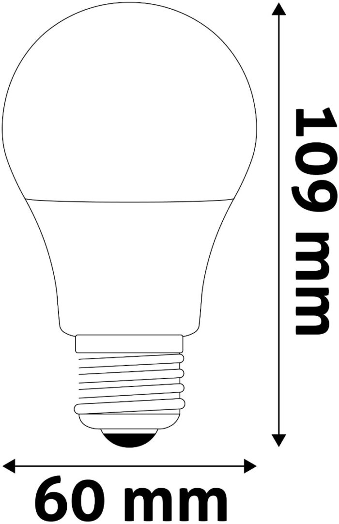 Avide LED Κοινή A60  9.5W E27 Θερμό 3000K Υψηλής Φωτεινότητας - Image 3