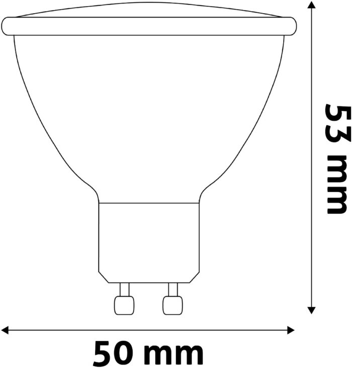 Avide LED Σπότ Αλουμίνιο + Πλαστικό 7W GU10 Θερμό 2700K - Image 4