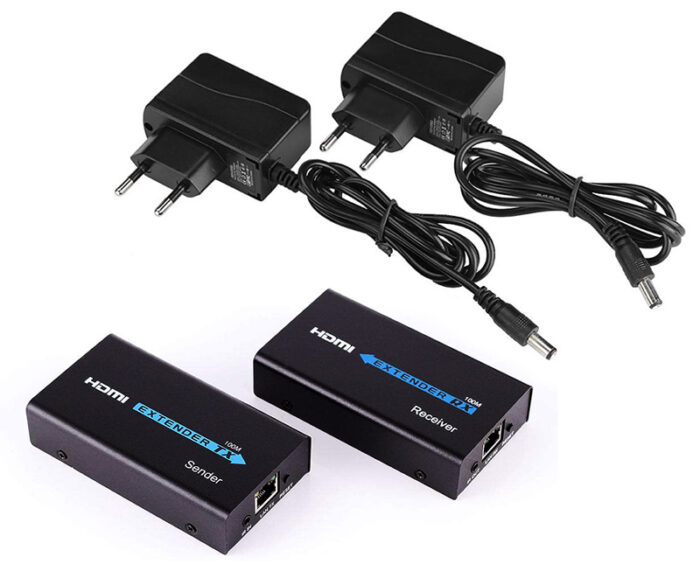 POWERTECH HDMI video extender CAB-H115 μέσω καλωδίου RJ45, 1080p, 60m - Image 2