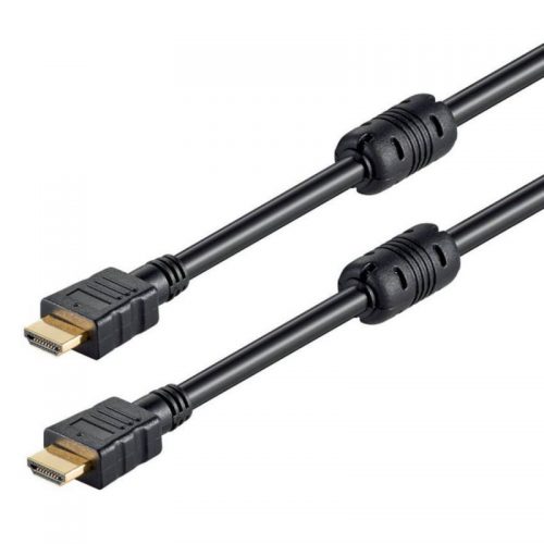 Powertech Καλώδιο HDMI (Μ) 19pin 1,4V(CCS) – 2 x Ferites – με Ethernet -0,5Μ