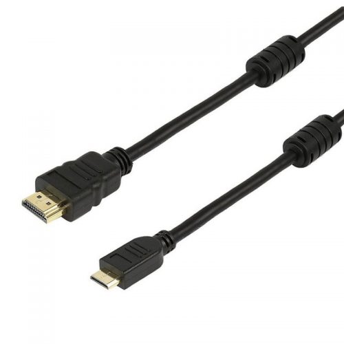 Powertech HDMI 19pin σε HDMI Mini – 1.4V / 2F + with ethernet – 5M