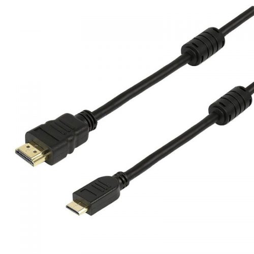 Powertech HDMI 19pin σε HDMI Micro (D)  – 1.4V / 2F + with ethernet – 3M