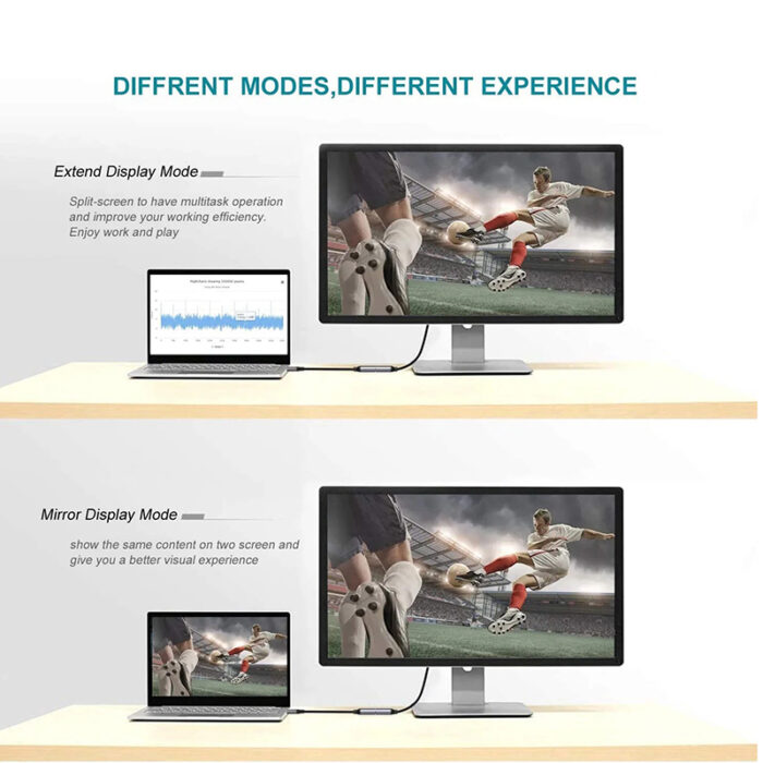 Αντάπτορας Type-C to HDTV 4k 60hz 10cm - Image 7