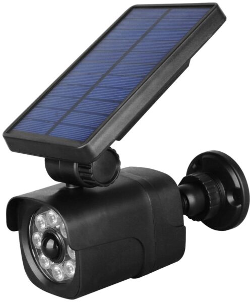 Entac Ηλιακό Φως Τοίχου 4W SMD Ψεύτικη Κάμερα με Ανιχνευτή Κίνησης