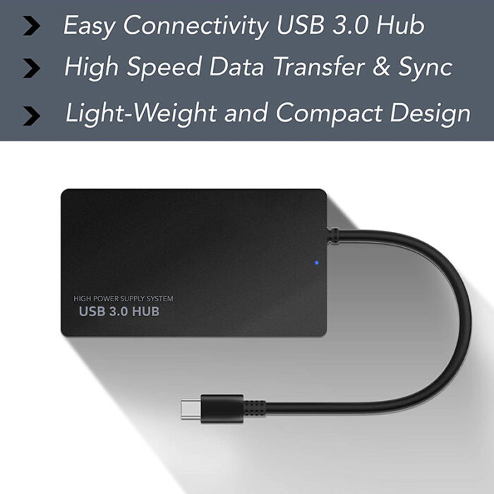 Μετατροπέας USB C Docking Station Hub 4 σε 1 USB 3.1 Type C σε 4 Θύρες USB 3.0 - Image 4