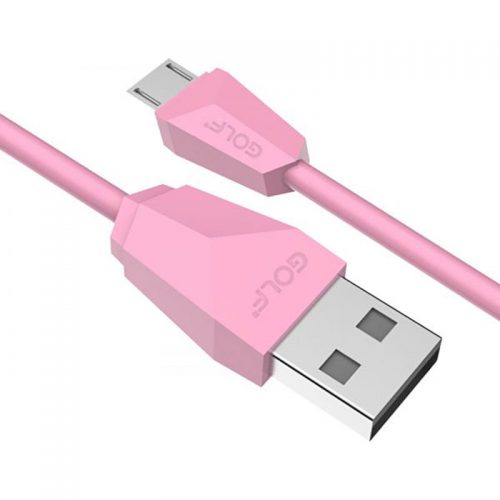 GOLF Micro USB Cable , GC-27M Ροζ