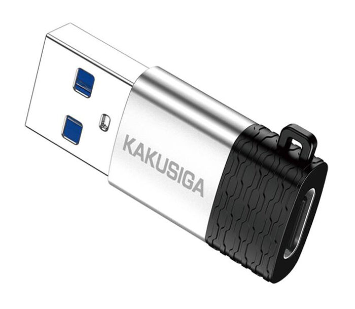 KAKUSIGA αντάπτορας USB-C σε USB KSC-1421, 5Gbps, 18W, γκρι - Image 3