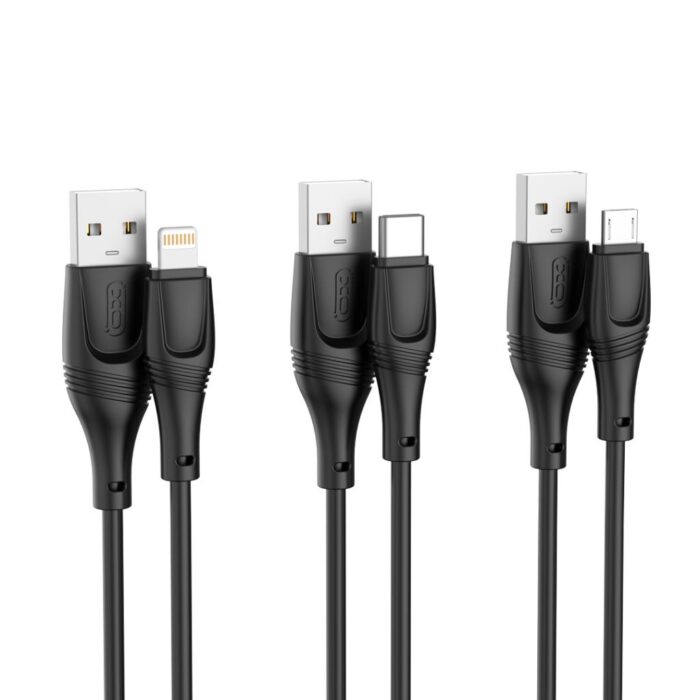 XO NB238 Καλώδιο Φόρτισης + Data TypeC L=3M Zeus Series Μαύρο - Image 3