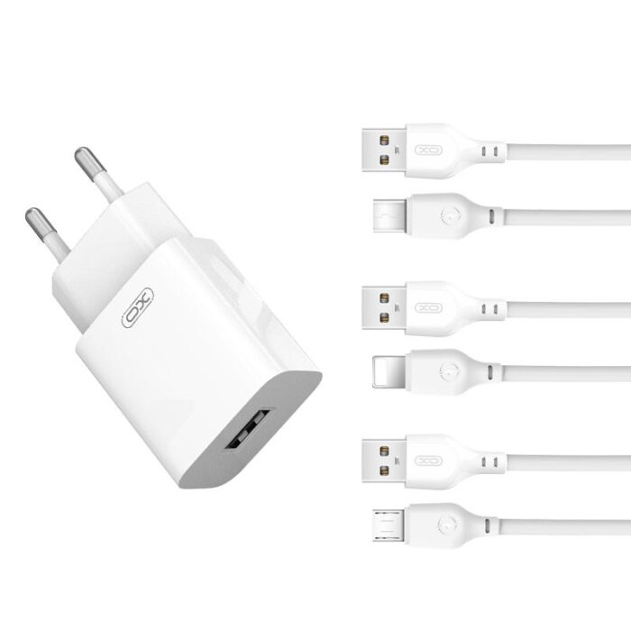 XO L99(EU) 2.4A Φορτιστής Άσπρο - Image 4