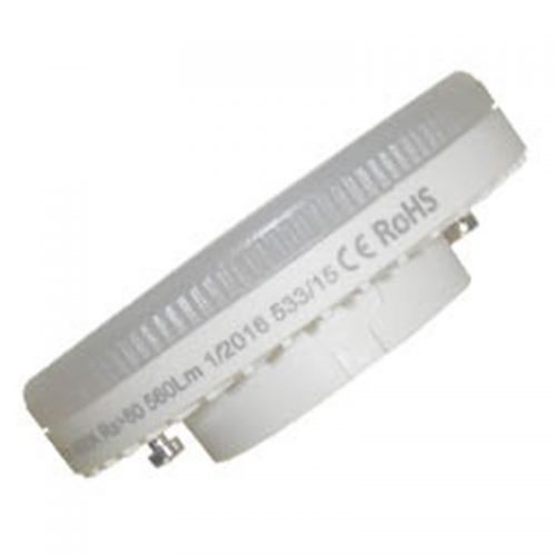 Λάμπα LED FLAT GX53 7W/180~265V 27X74 560LM 180° 6500K Day light 15LEDS RLX