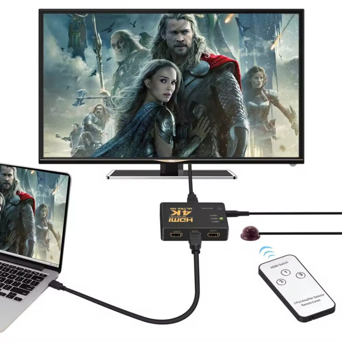 HDMI Switch 3 In / 1 Out 4K x 2K Remote - Image 9