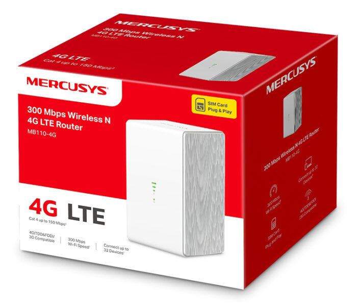 MERCUSYS Wireless N 4G LTE Router, 300 Mbps, Ver: 1.0 - Image 5