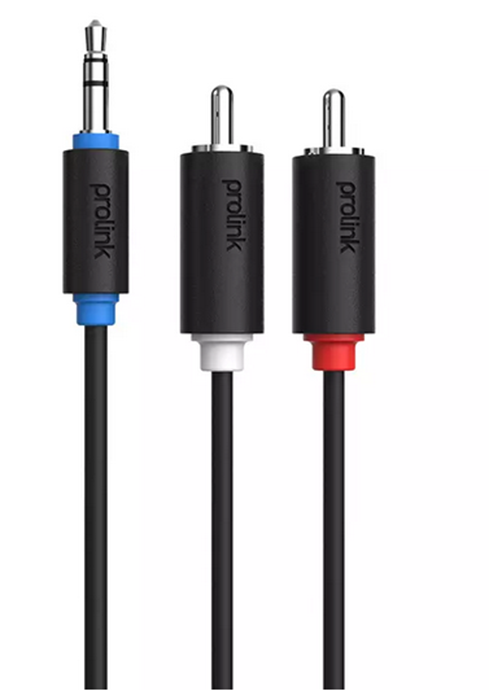 PB103-0300 PROLINK JACK 3.5mm - 2xRCA - 3,00m