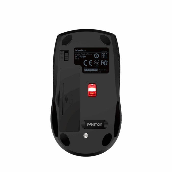 Meetion MT-R560 2.4G Ασύρματο Ποντίκι / Μαύρο - Image 7