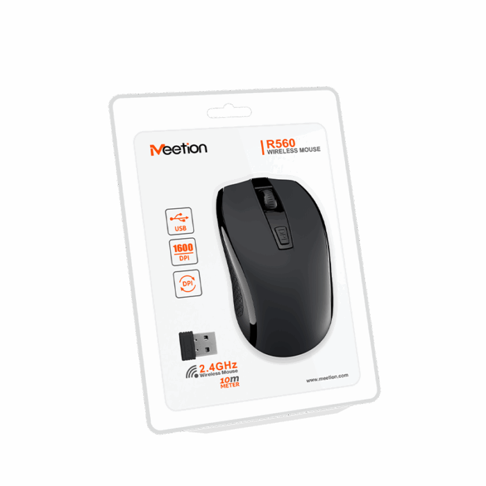 Meetion MT-R560 2.4G Ασύρματο Ποντίκι / Μαύρο - Image 8