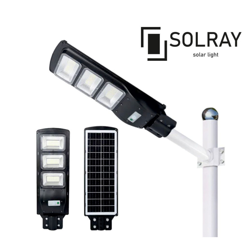 S02B-120W Ηλιακός προβολέας δρόμου LED 120W  (Mε μεταλλική βάση)