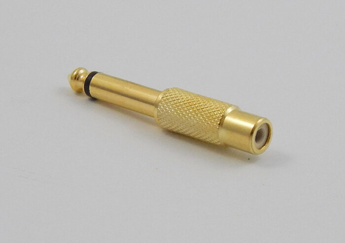 TA100-1 ADAPTOR RCA ΘΗΛΥΚΟ - ΚΑΡΦΙ 6,3mm