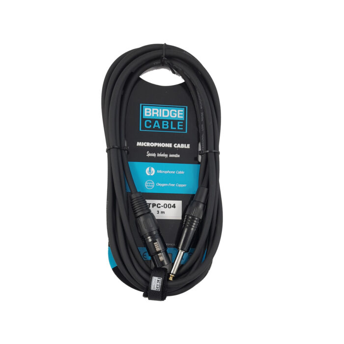 TPC-004  ΚΑΛΩΔΙΟ  ΚΑΡΦΙ 6,3mm - XLR   3m - Image 2