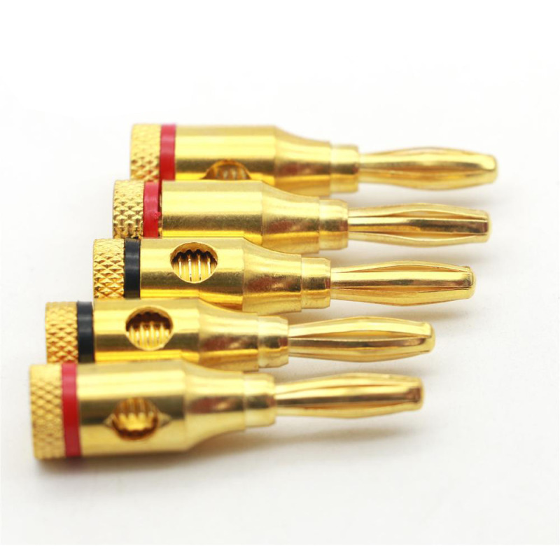 XS-P011/BLACK Μαύρη επίχρυση μπανάνα 4mm